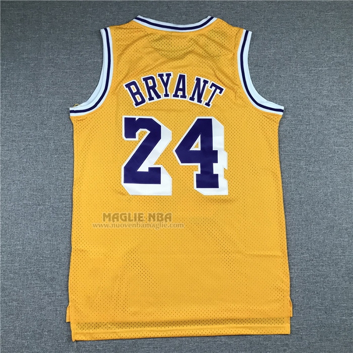 Maglia
 Kobe Bryant NO 24 Los Angeles Lakers Mitchell & Ness 2007-08 Giallo
